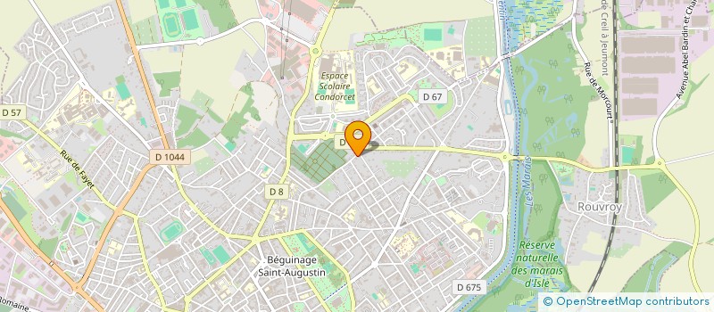 localisation de l'entreprise MADAME AMANDINE HECART à SAINT-QUENTIN