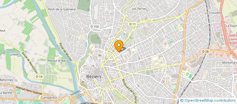 localisation de l'entreprise MADAME AMANDINE HEINE  BEZIERS