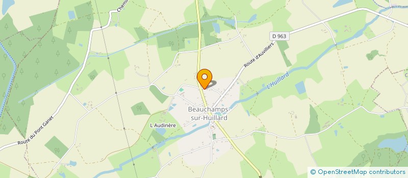 localisation de l'entreprise MADAME AMANDINE HELIOU à BEAUCHAMPS-SUR-HUILLARD