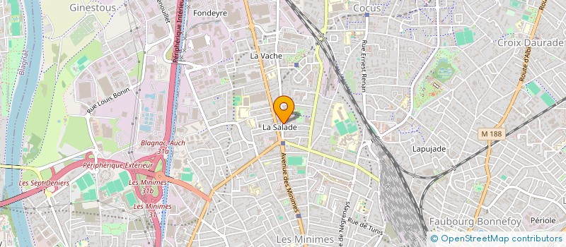 localisation de l'entreprise MADAME AMANDINE HENRI à TOULOUSE