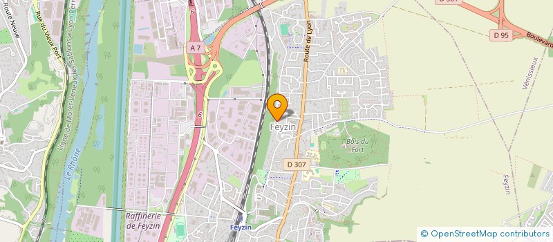 localisation de l'entreprise MADAME AMANDINE HEROUARD  FEYZIN