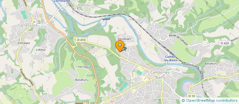 localisation de l'entreprise MADAME AMANDINE HERPIN  CAMBO-LES-BAINS