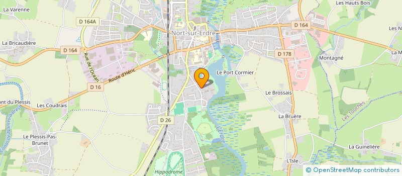 localisation de l'entreprise MADAME AMANDINE HERROU à NORT-SUR-ERDRE