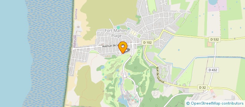 localisation de l'entreprise MADAME AMANDINE HERTAULT  FORT-MAHON-PLAGE