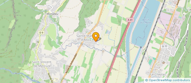 localisation de l'entreprise MADAME AMANDINE HESSE  SAINTE-MARIE-D'ALLOIX