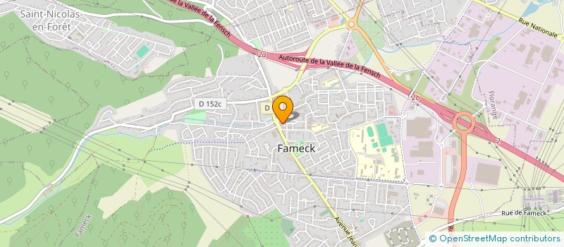 localisation de l'entreprise MADAME AMANDINE HEYERT  FAMECK