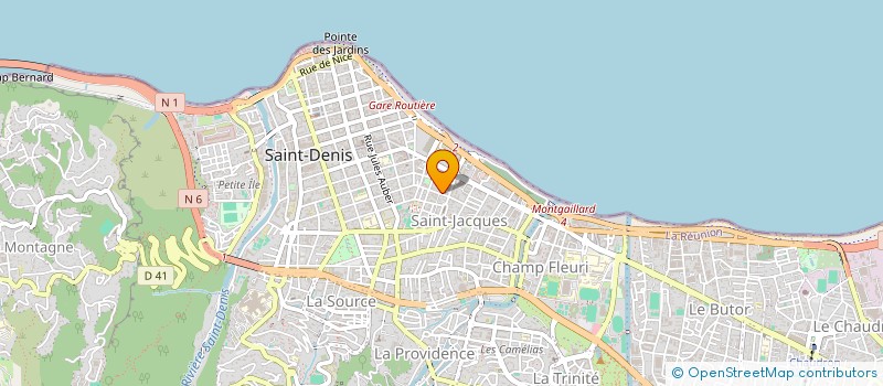 localisation de l'entreprise MADAME AMANDINE HO SHING  SAINT-DENIS