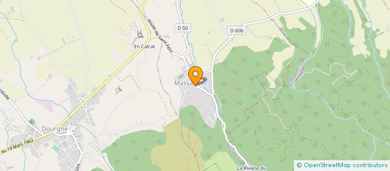 localisation de l'entreprise MADAME AMANDINE HORAK à MASSAGUEL