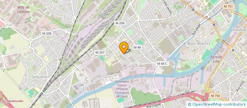 localisation de l'entreprise MADAME AMANDINE HORRENT à LILLE