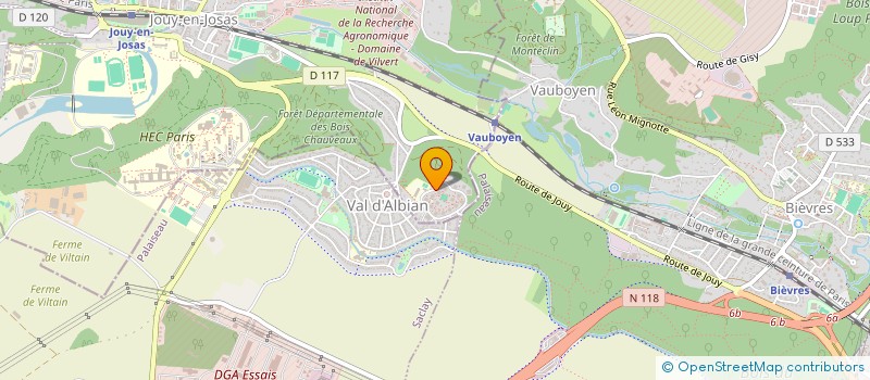 localisation de l'entreprise MADAME AMANDINE HOULLIER  JOUY-EN-JOSAS