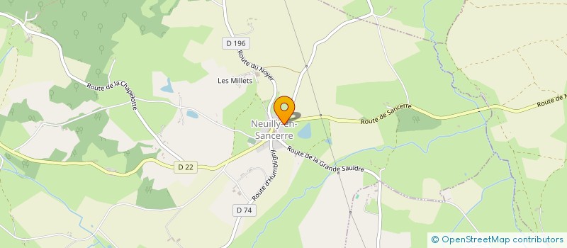 localisation de l'entreprise MADAME AMANDINE HOYEZ  NEUILLY-EN-SANCERRE