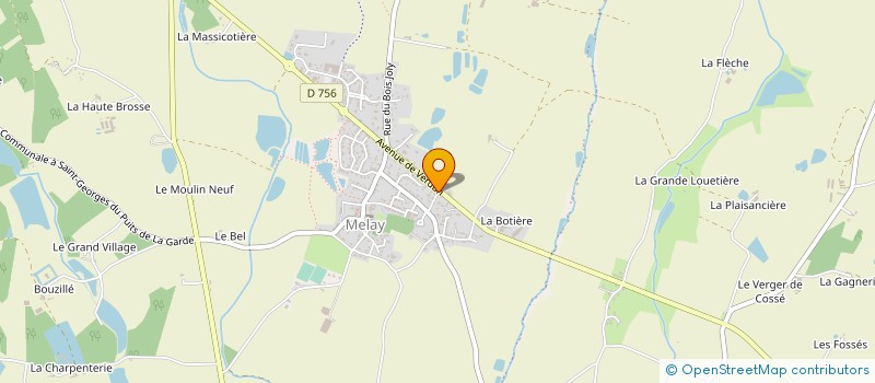 localisation de l'entreprise MADAME AMANDINE HUET  CHEMILLE-EN-ANJOU