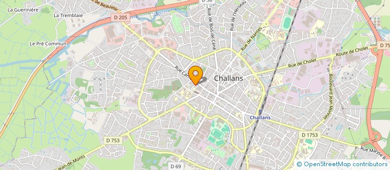 localisation de l'entreprise MADAME AMANDINE HUSSENET  SAINT-PHILBERT-DE-GRAND-LIEU