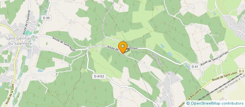 localisation de l'entreprise MADAME AMANDINE HUTTEAU à SAINT-ASTIER