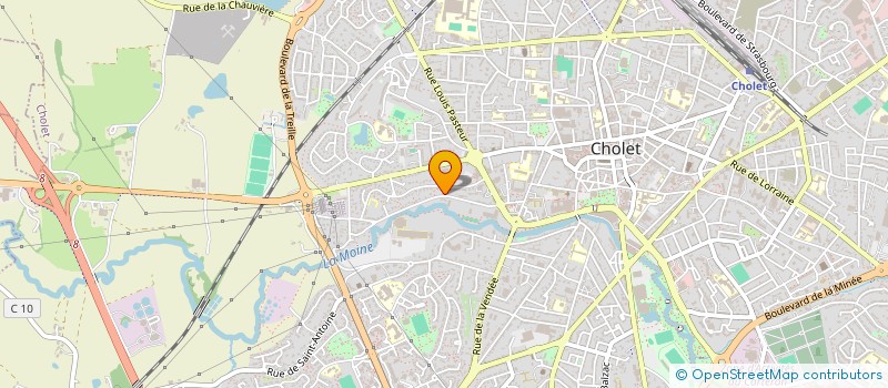 localisation de l'entreprise MADAME AMANDINE HUVELIN à CHOLET
