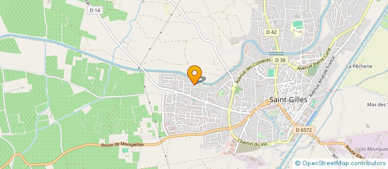 localisation de l'entreprise MADAME AMANDINE IMBERT  SAINT-GILLES