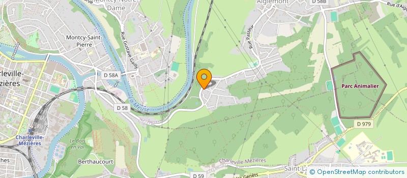 localisation de l'entreprise MADAME AMANDINE JACOB  AIGLEMONT