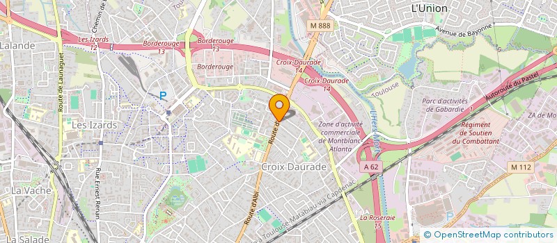 localisation de l'entreprise MADAME AMANDINE JARZAT à TOULOUSE