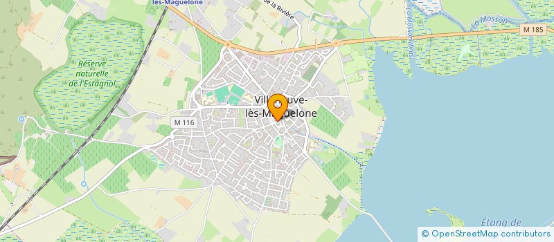 localisation de l'entreprise MADAME AMANDINE JEAN  VILLENEUVE-LES-MAGUELONE