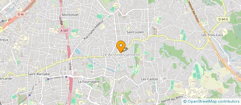 localisation de l'entreprise MADAME AMANDINE JEAN à MARSEILLE