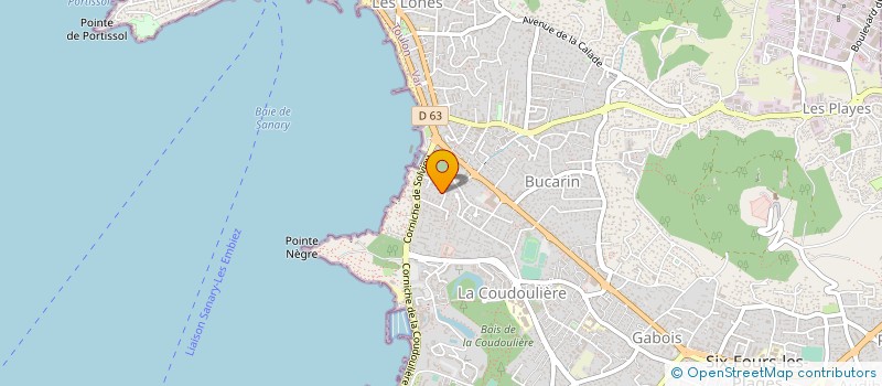 localisation de l'entreprise MADAME AMANDINE JEANDRIEU à SIX-FOURS-LES-PLAGES