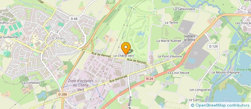 localisation de l'entreprise MADAME AMANDINE JEANJACQUES  QUEVERT