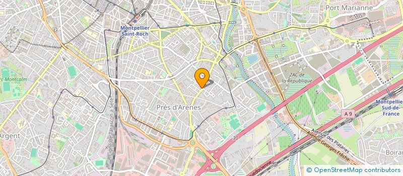 localisation de l'entreprise MADAME AMANDINE JEANJEAN à MONTPELLIER