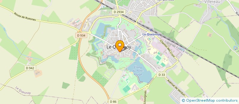 localisation de l'entreprise MADAME AMANDINE JEANLIN  LE QUESNOY