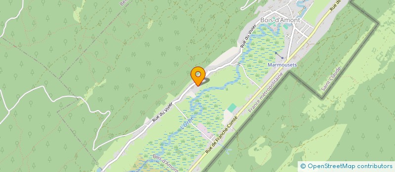 localisation de l'entreprise MADAME AMANDINE JEANNEAUX  BOIS-D'AMONT