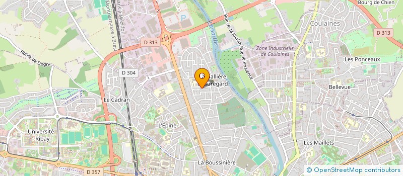 localisation de l'entreprise MADAME AMANDINE JODEAU à LE MANS