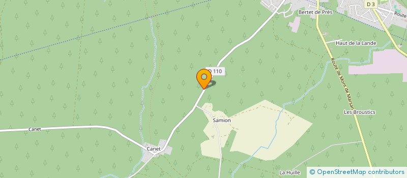 localisation de l'entreprise MADAME AMANDINE JOINIS  HOSTENS