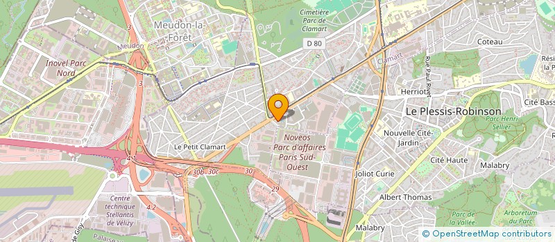 localisation de l'entreprise MADAME AMANDINE JUBIN VAITANAKI  CLAMART