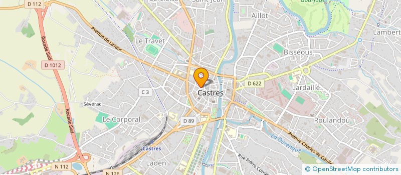 localisation de l'entreprise MADAME AMANDINE JUCHS  CASTRES