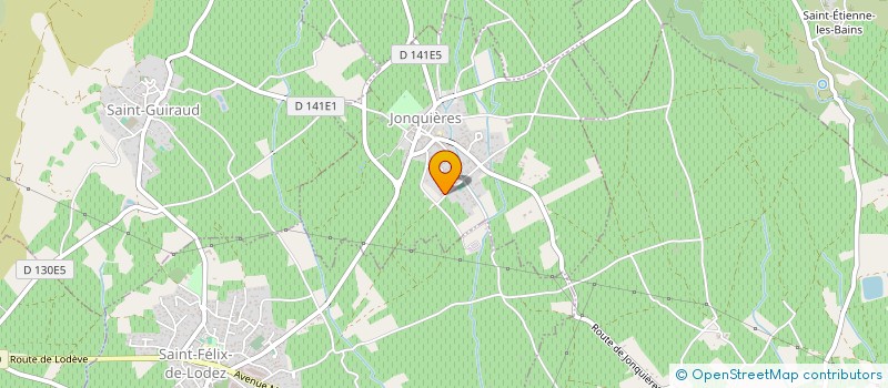 localisation de l'entreprise MADAME AMANDINE JULIEN  JONQUIERES