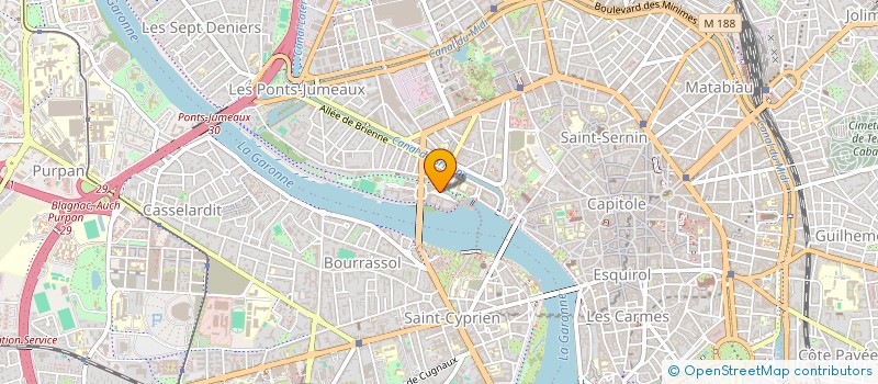 localisation de l'entreprise MADAME AMANDINE JUSTINE à TOULOUSE