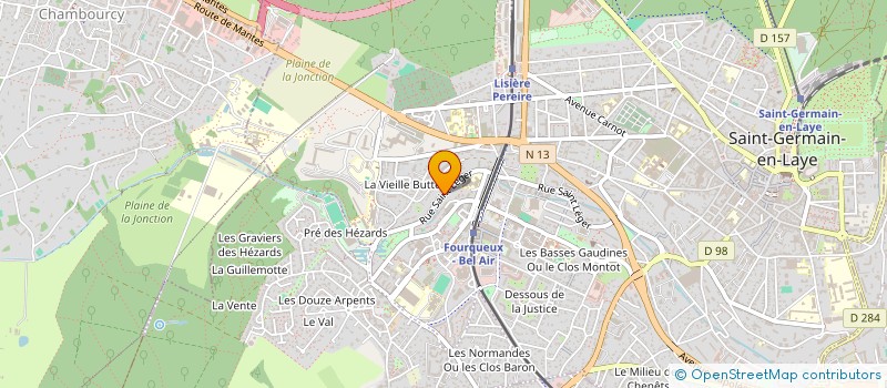 localisation de l'entreprise MADAME AMANDINE JUVET  SAINT-GERMAIN-EN-LAYE