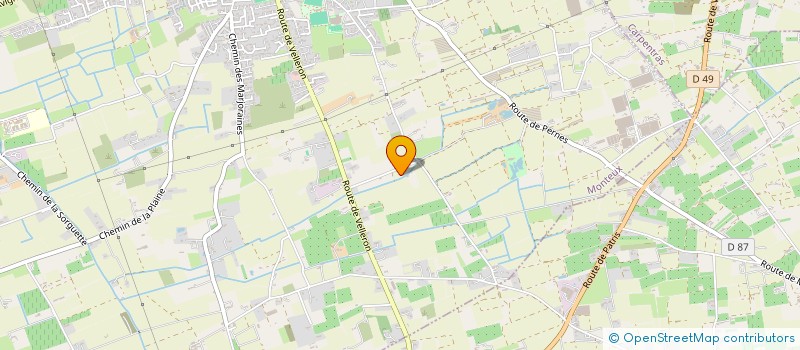 localisation de l'entreprise MADAME AMANDINE KARL  MONTEUX