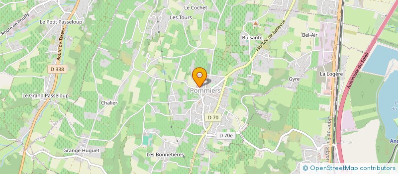 localisation de l'entreprise MADAME AMANDINE KASZOWSKI  POMMIERS