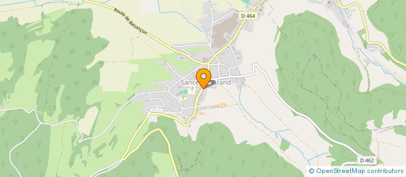 localisation de l'entreprise MADAME AMANDINE KENEUT  SANCEY