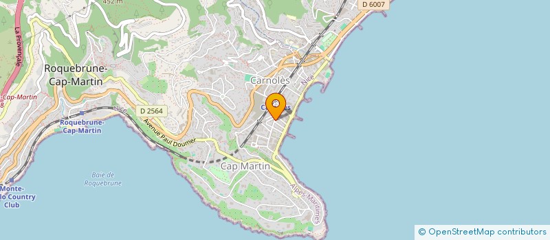 localisation de l'entreprise MADAME AMANDINE KUBES à ROQUEBRUNE-CAP-MARTIN