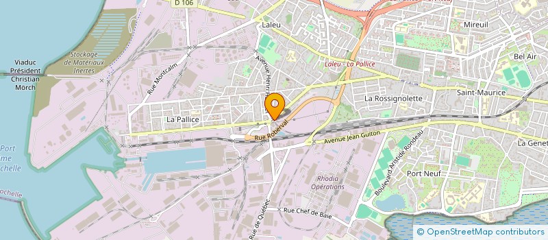 localisation de l'entreprise MADAME AMANDINE LABARRERE  LA ROCHELLE