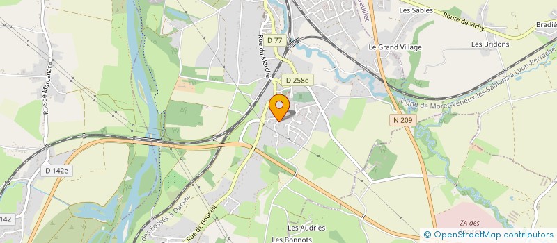 localisation de l'entreprise MADAME AMANDINE LABROUSSE  SAINT-GERMAIN-DES-FOSSES