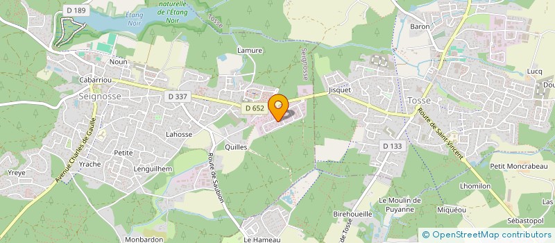 localisation de l'entreprise MADAME AMANDINE LACAZE  ANGRESSE