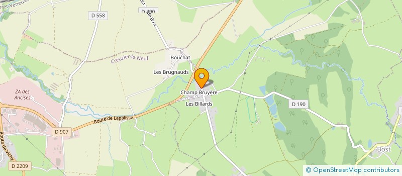 localisation de l'entreprise MADAME AMANDINE LACROIX  BOST