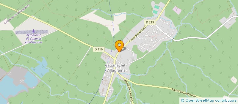 localisation de l'entreprise MADAME AMANDINE LAFORET  CABANAC-ET-VILLAGRAINS