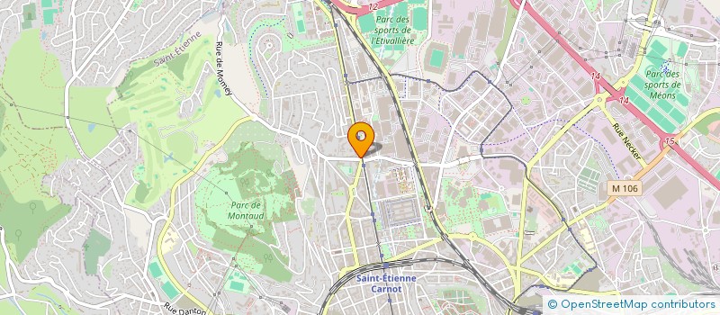 localisation de l'entreprise MADAME AMANDINE LAIR  SAINT-ETIENNE