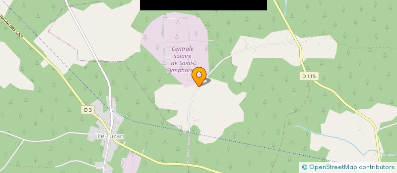 localisation de l'entreprise MADAME AMANDINE LALANNE  SAINT-SYMPHORIEN