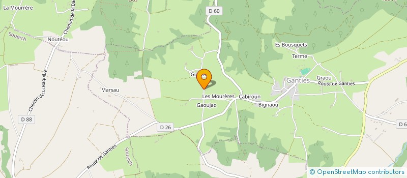 localisation de l'entreprise MADAME AMANDINE LALONDRELLE  GANTIES