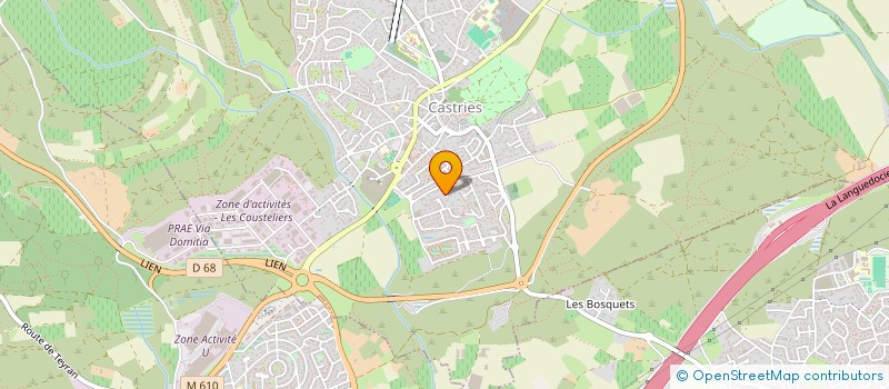 localisation de l'entreprise MADAME AMANDINE LAMBERT  SAUSSINES