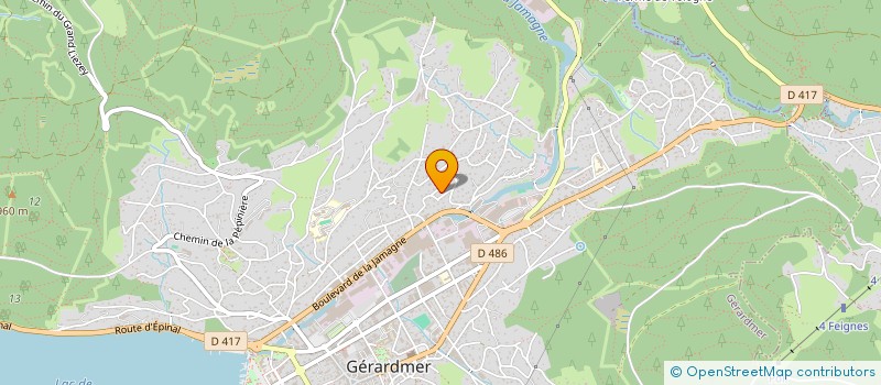 localisation de l'entreprise MADAME AMANDINE LAMBLE  GERARDMER